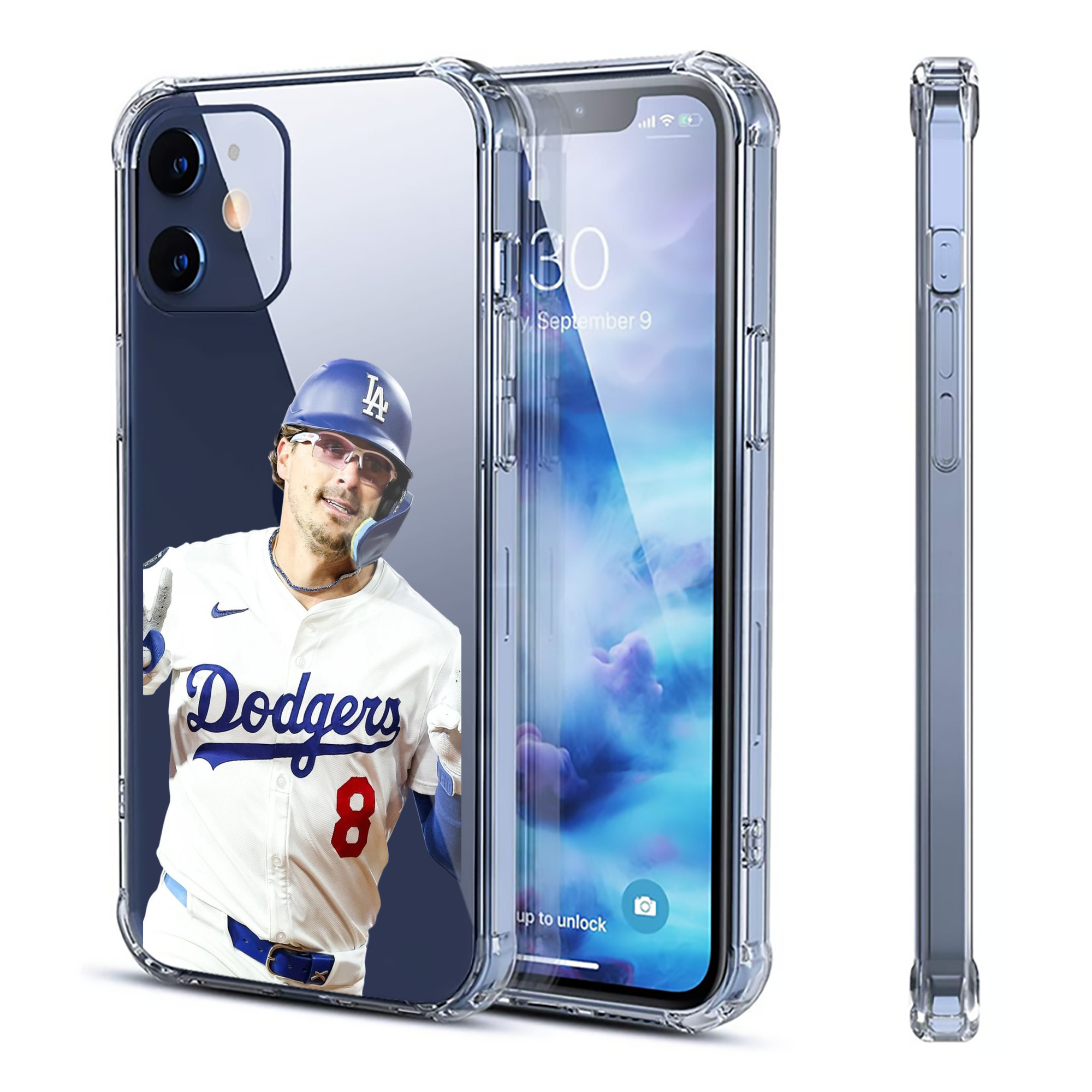  Clear IPhone 12 Case – Soft TPU With UV Print – Enhanced Drop Protection, Precise Fit, Anti-Fingerprint, Customizable Design, Scratch-Resistant, Yellow-Resistant